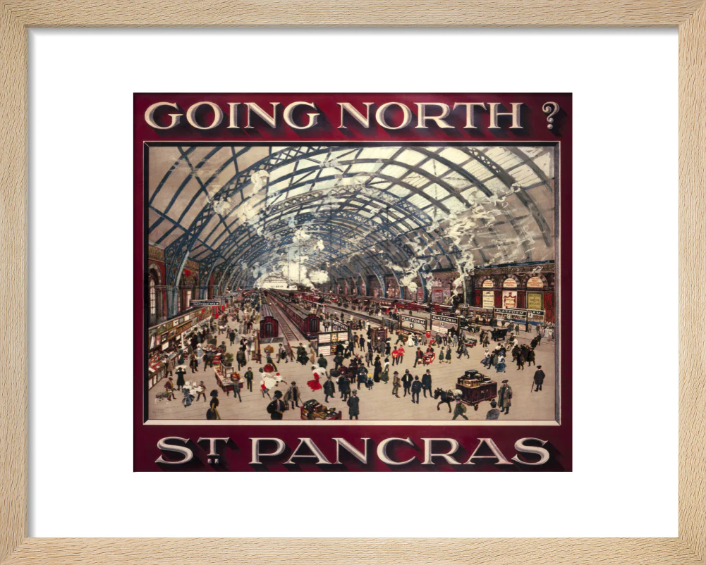 'Going North? St Pancras', MR poster, 1910. - Image 39