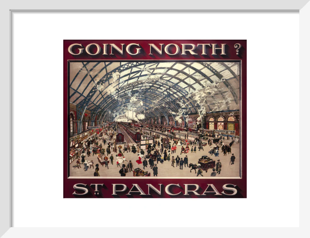 'Going North? St Pancras', MR poster, 1910. - Image 42