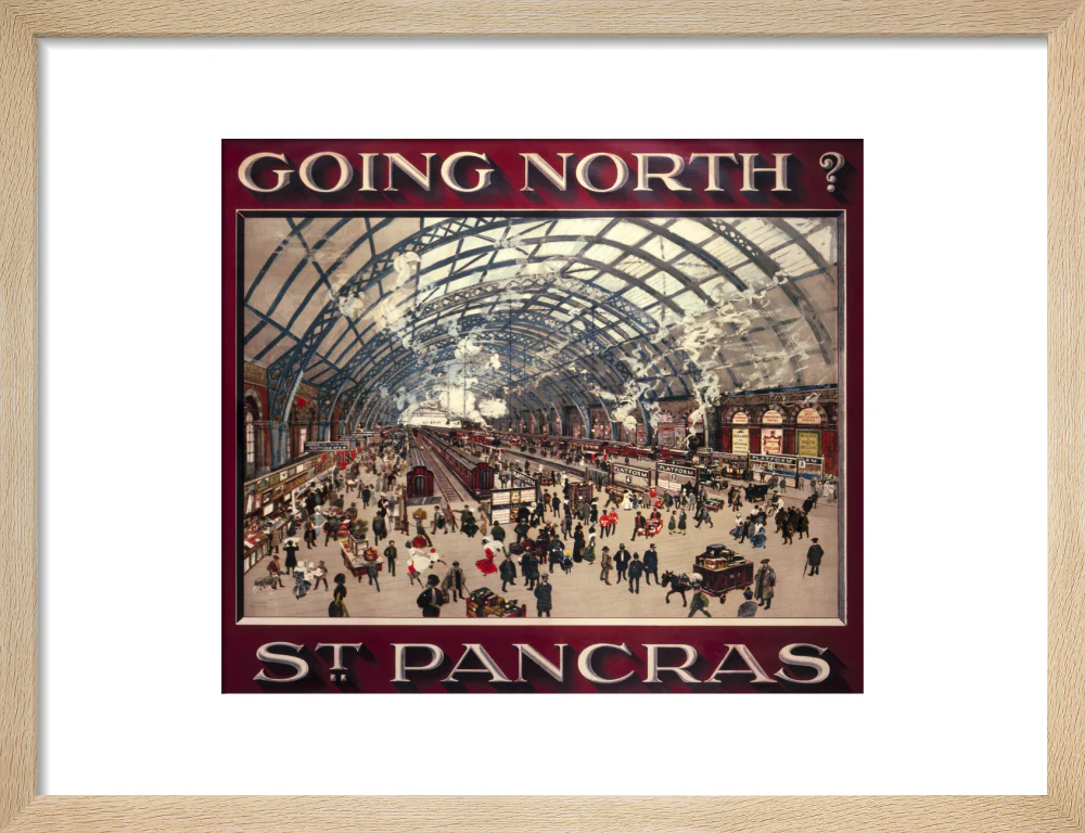 'Going North? St Pancras', MR poster, 1910. - Image 44