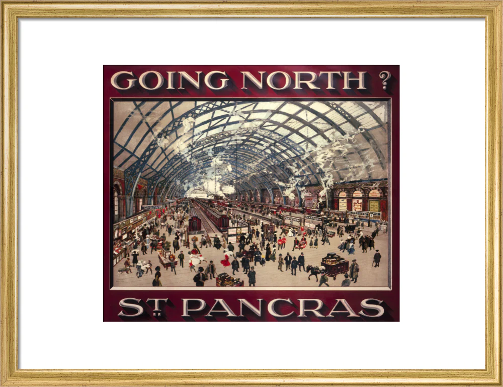'Going North? St Pancras', MR poster, 1910. - Image 48