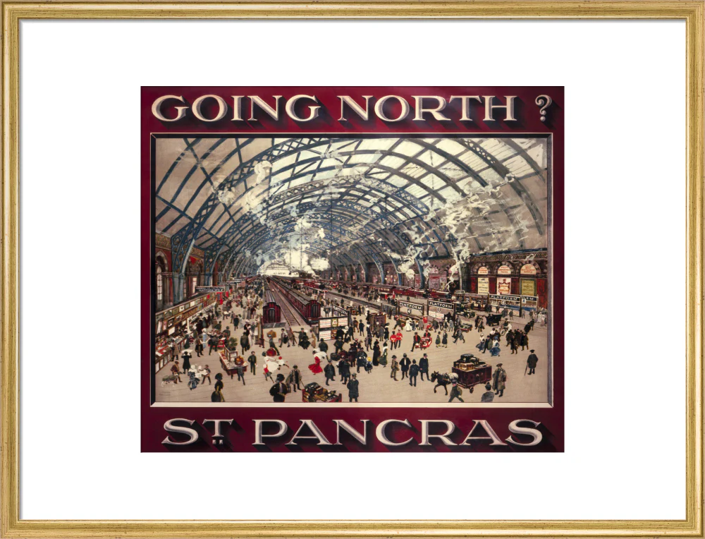 'Going North? St Pancras', MR poster, 1910. - Image 53