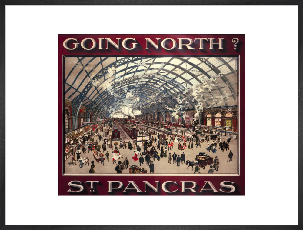 'Going North? St Pancras', MR poster, 1910. - Image 56