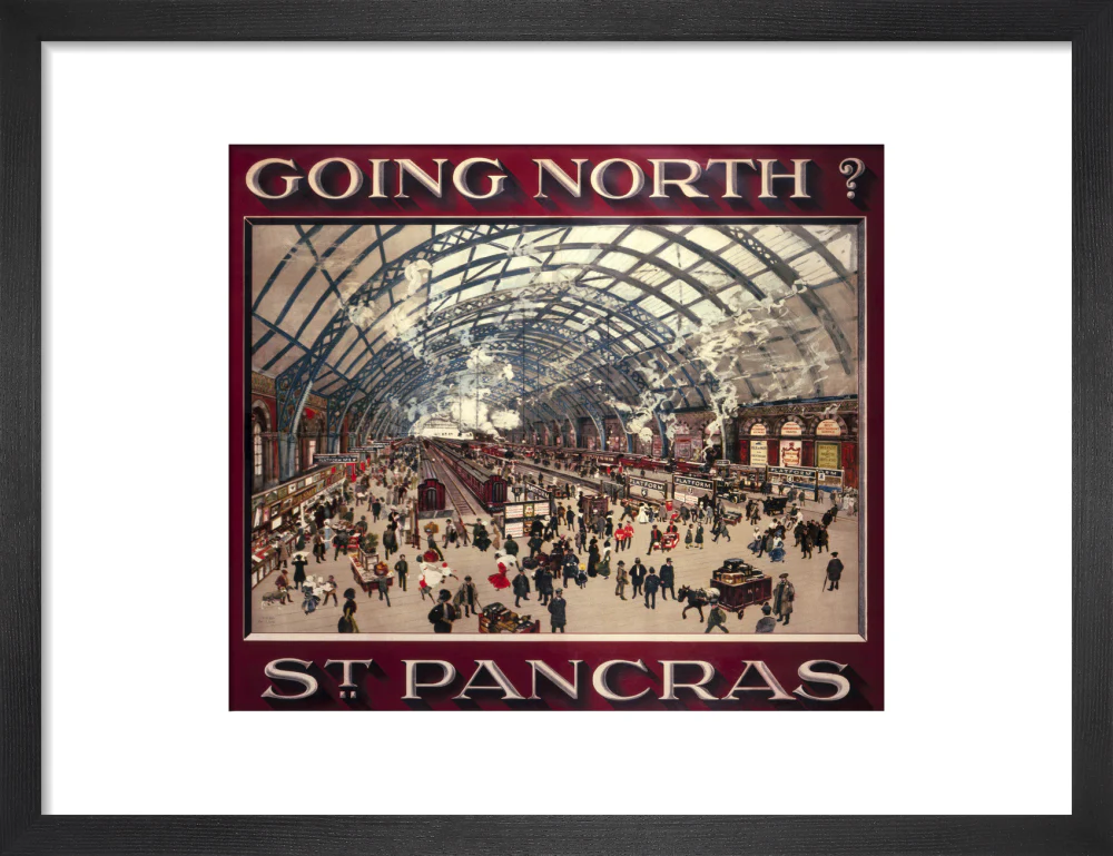 'Going North? St Pancras', MR poster, 1910. - Image 8