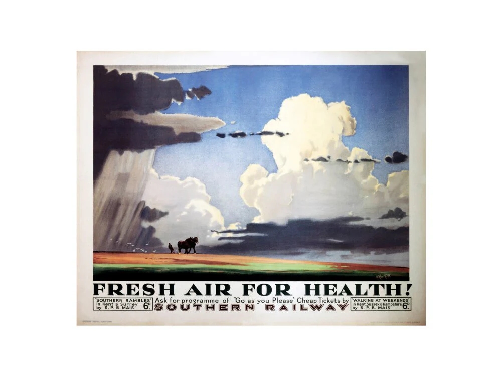 'Fresh Air for Health', SR poster, 1937. - Image 17