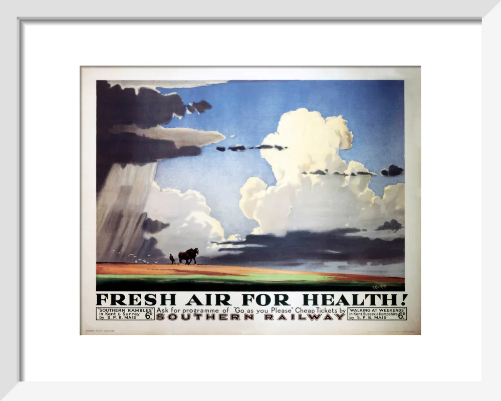 'Fresh Air for Health', SR poster, 1937. - Image 4