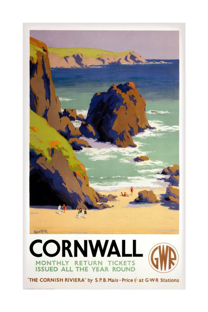 'Cornwall', GWR poster, 1938. - Image 29