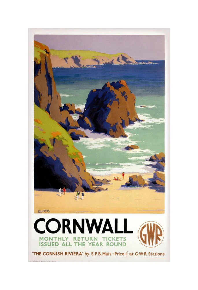 'Cornwall', GWR poster, 1938. - Image 61