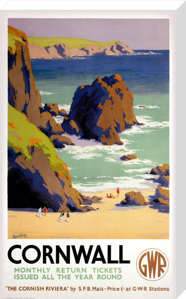 'Cornwall', GWR poster, 1938. - Image 66