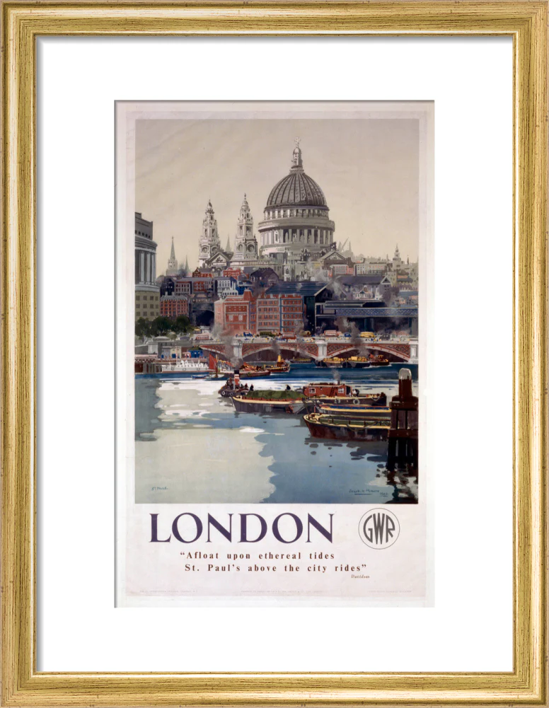 'London', GWR poster, 1923-1947. - Image 10