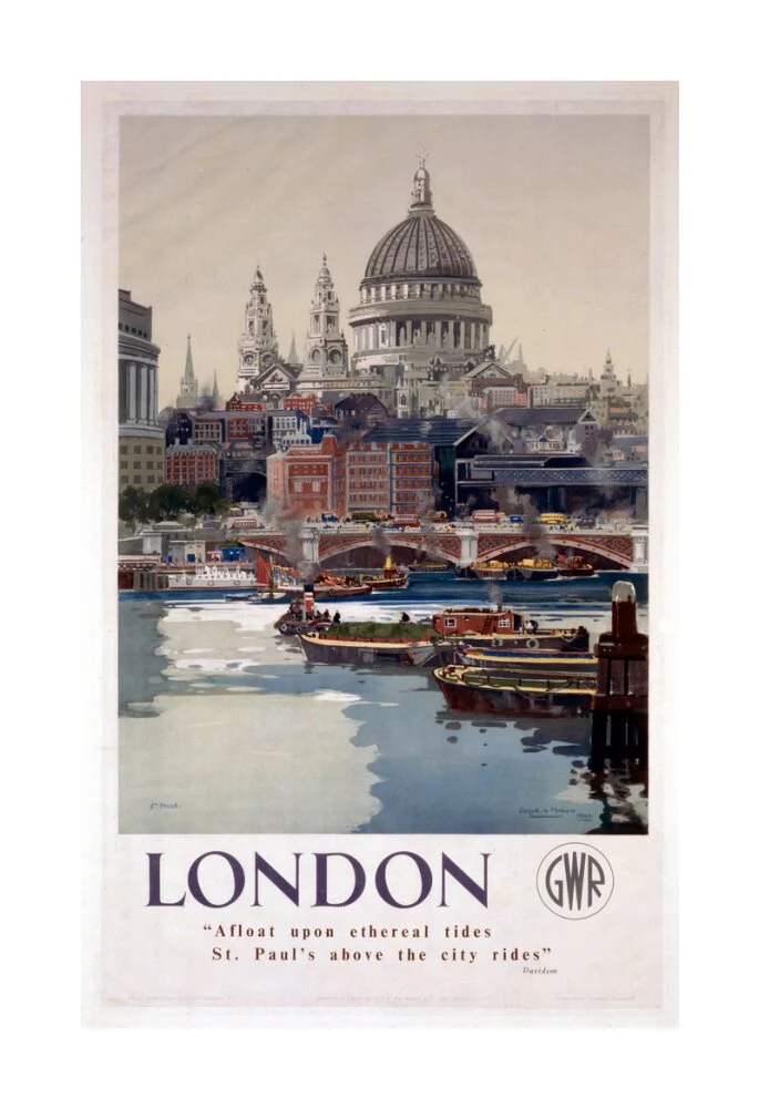 'London', GWR poster, 1923-1947. - Image 29