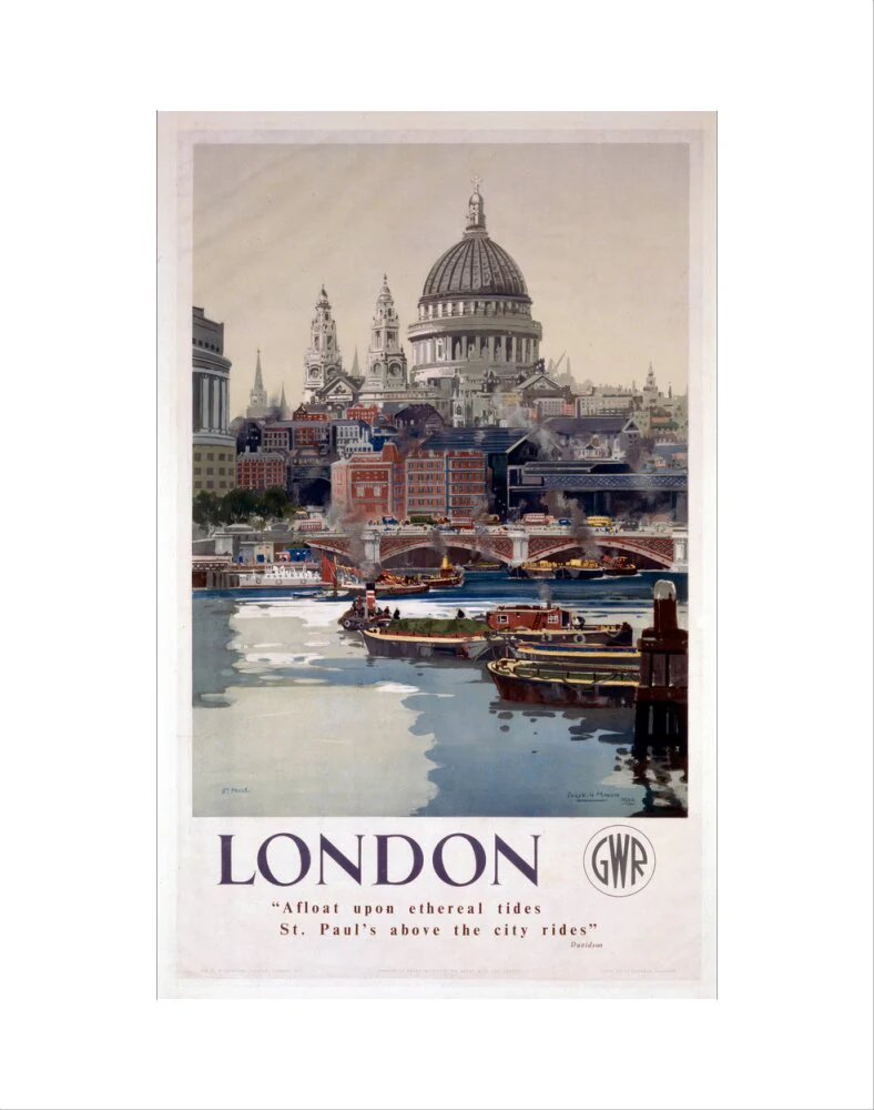 'London', GWR poster, 1923-1947. - Image 35