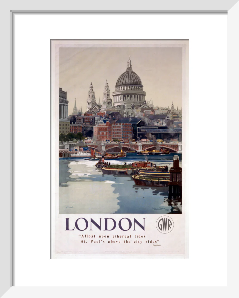 'London', GWR poster, 1923-1947. - Image 37