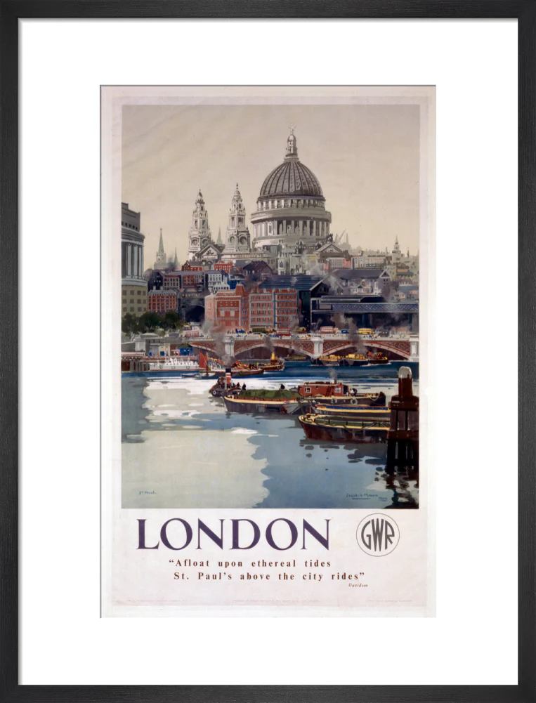 'London', GWR poster, 1923-1947. - Image 46