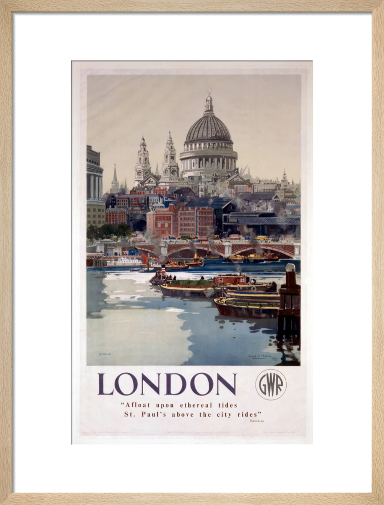'London', GWR poster, 1923-1947. - Image 49