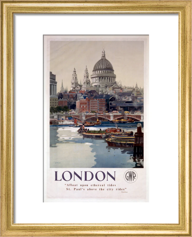 'London', GWR poster, 1923-1947. - Image 5