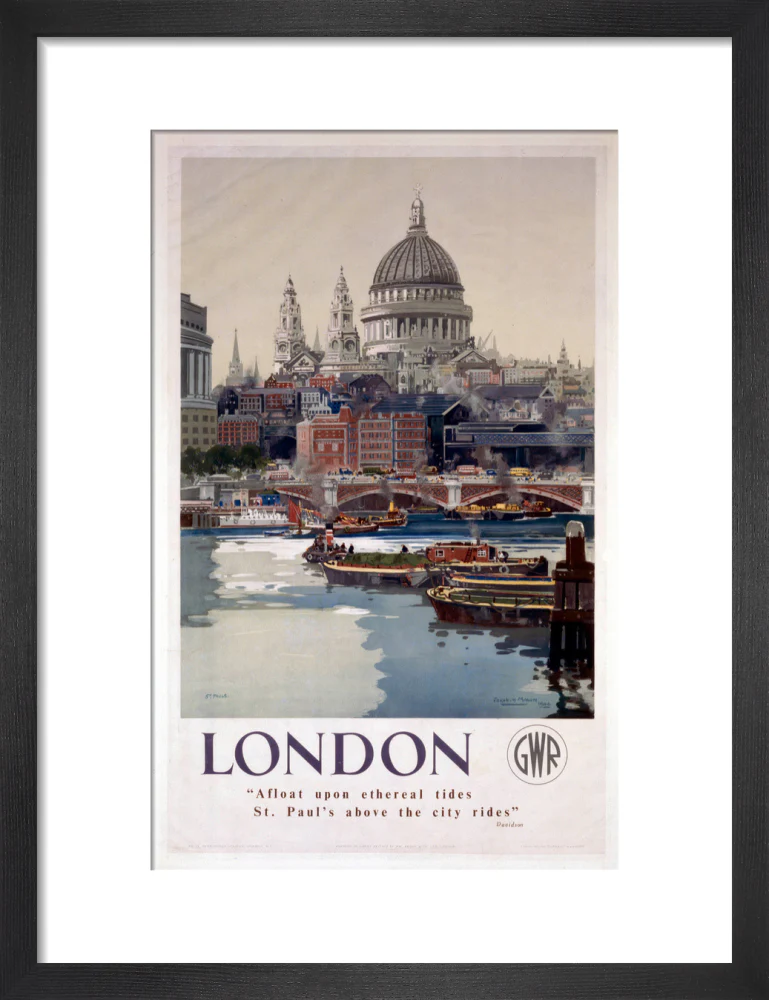 'London', GWR poster, 1923-1947. - Image 8