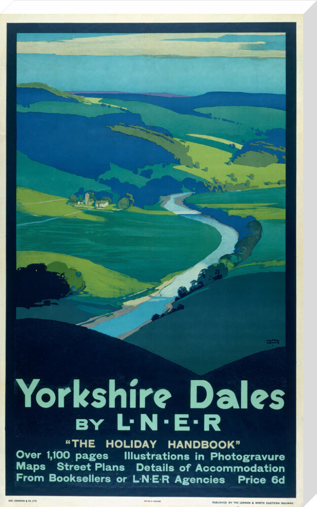 'Yorkshire Dales', LNER poster, 1923-1947. - Image 34