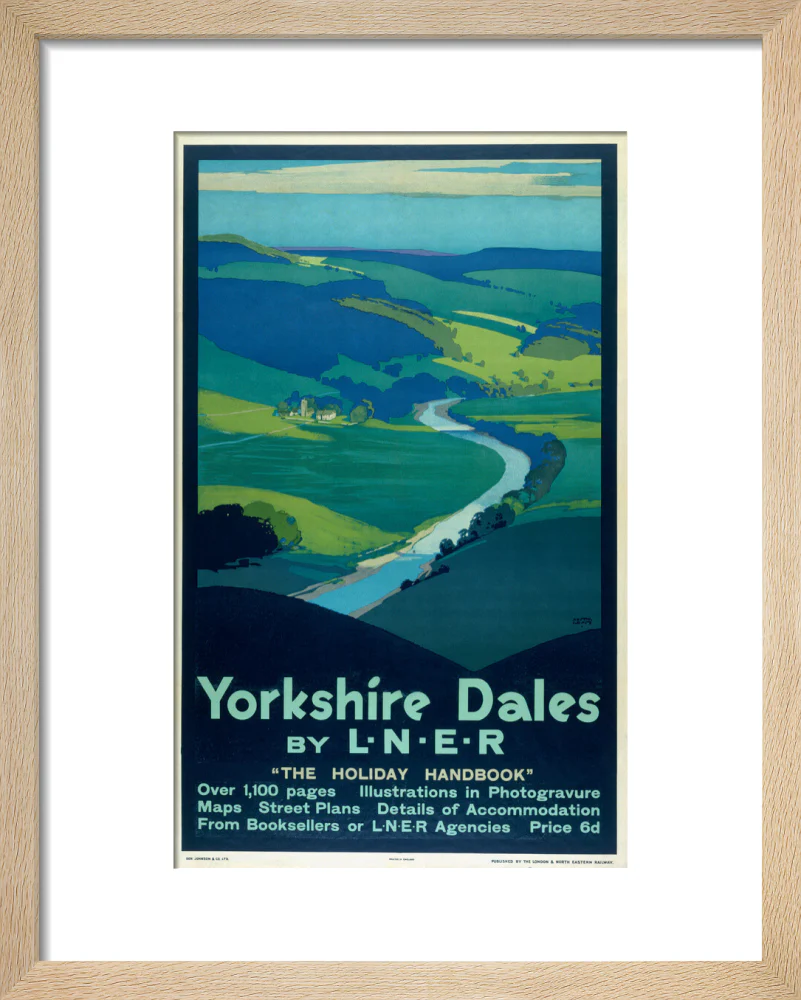 'Yorkshire Dales', LNER poster, 1923-1947. - Image 6