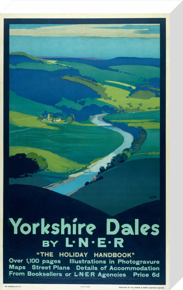 'Yorkshire Dales', LNER poster, 1923-1947. - Image 65