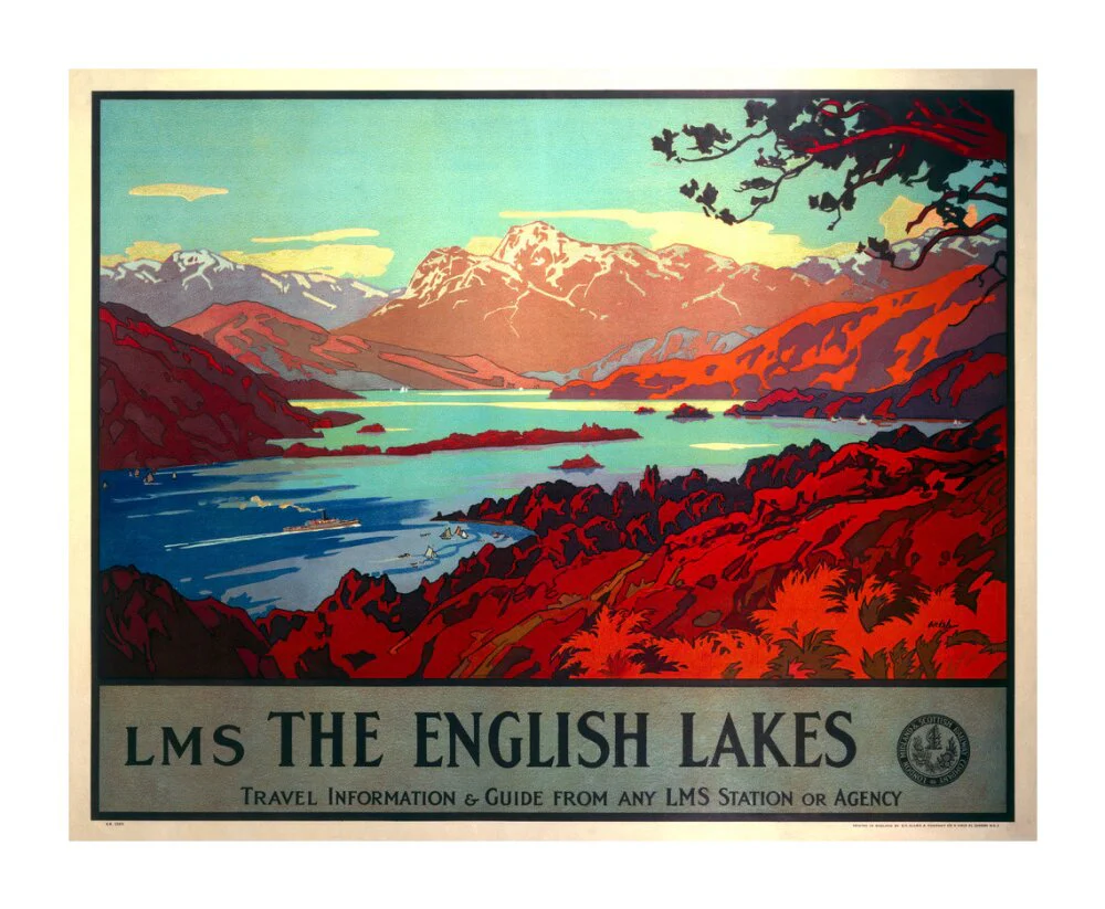 'The English Lakes', LMS poster, 1923-1947. - Image 30