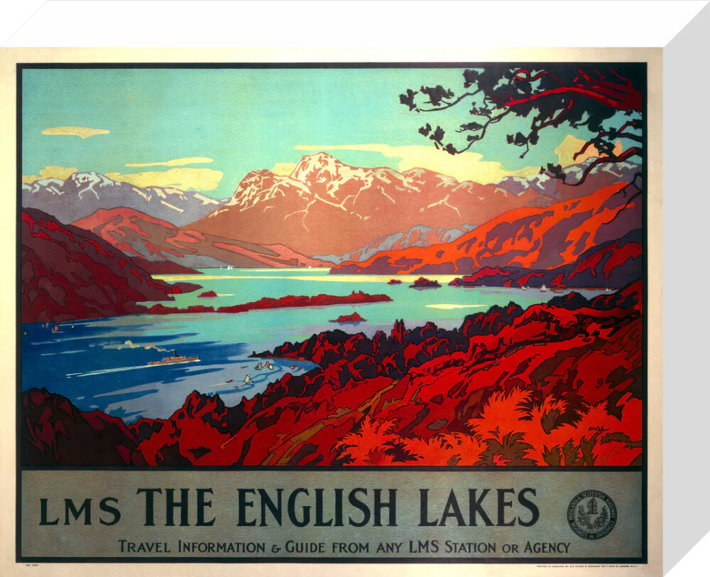 'The English Lakes', LMS poster, 1923-1947. - Image 31