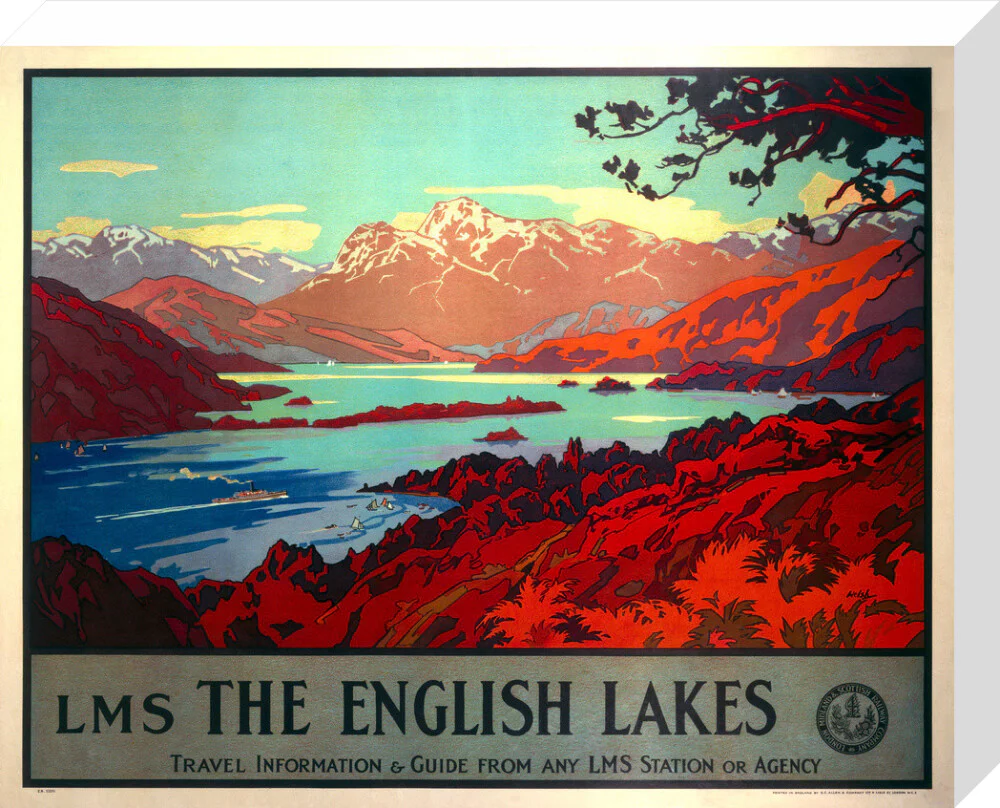 'The English Lakes', LMS poster, 1923-1947. - Image 32
