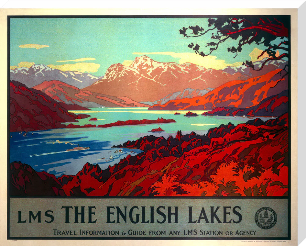 'The English Lakes', LMS poster, 1923-1947. - Image 34