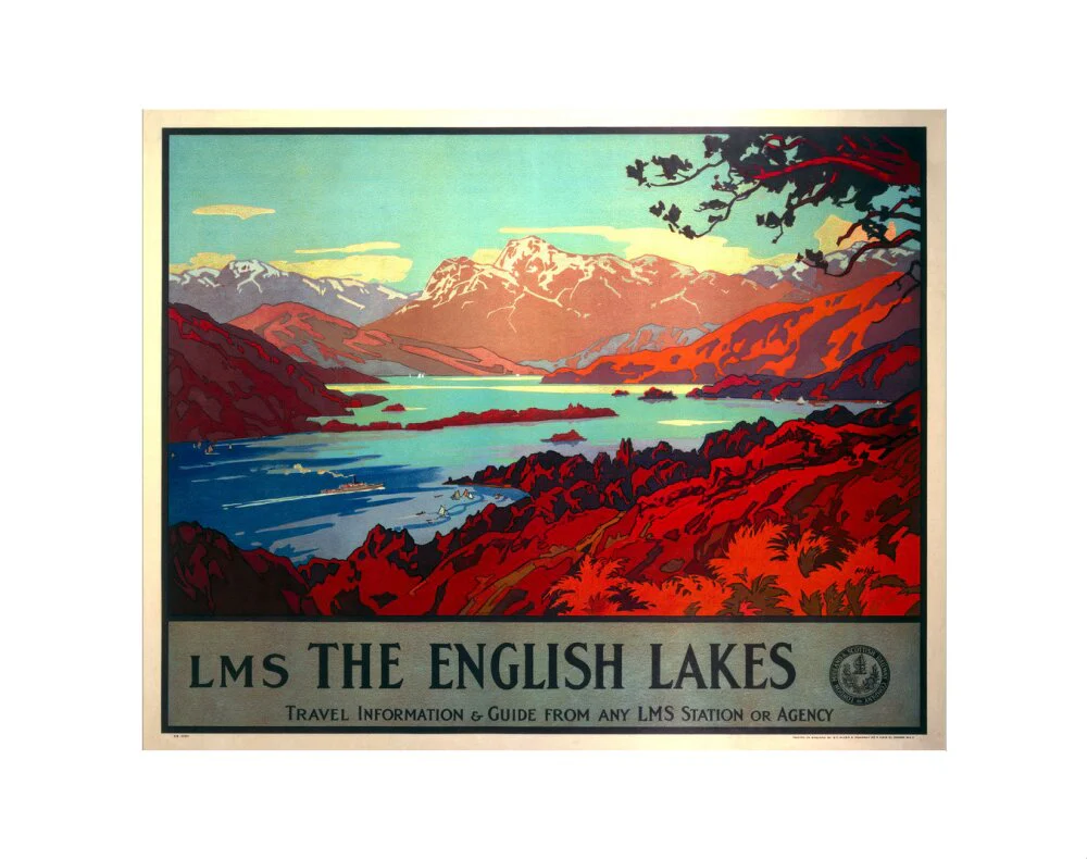 'The English Lakes', LMS poster, 1923-1947. - Image 35