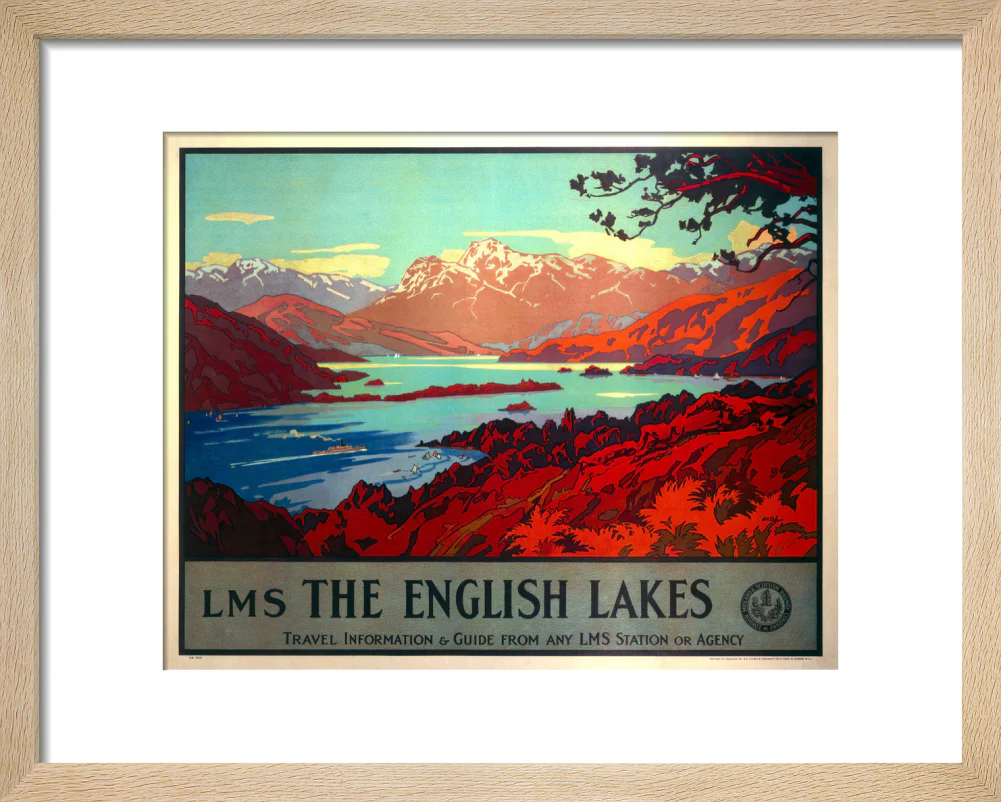 'The English Lakes', LMS poster, 1923-1947. - Image 39