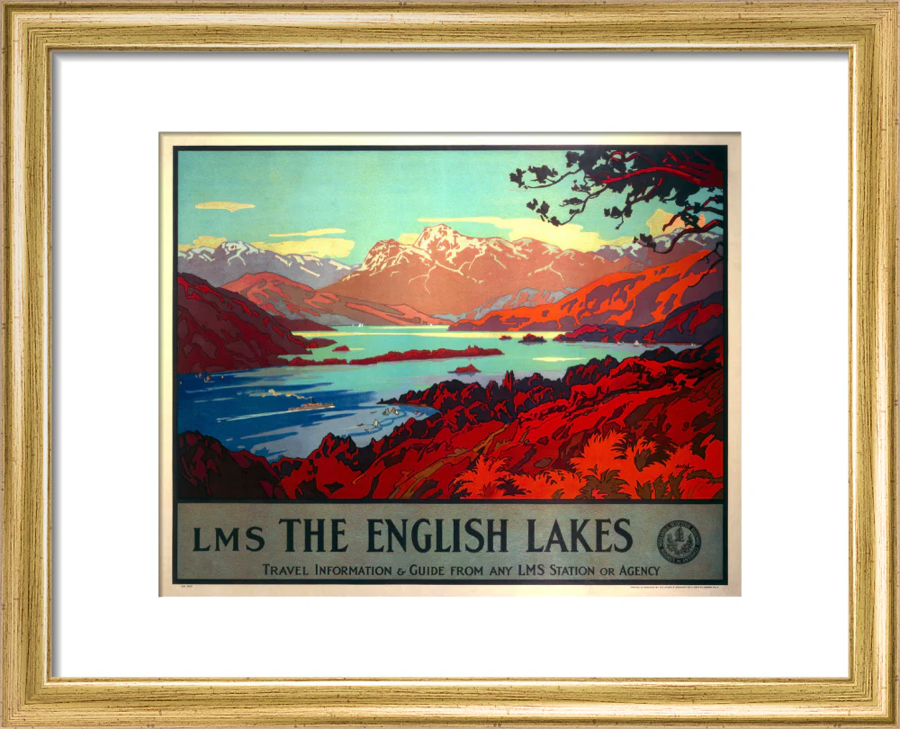 'The English Lakes', LMS poster, 1923-1947. - Image 5