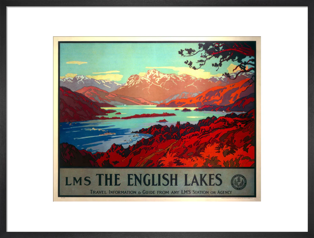 'The English Lakes', LMS poster, 1923-1947. - Image 51