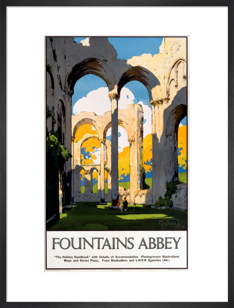 'Fountains Abbey', LNER poster, 1923-1947. - Image 18