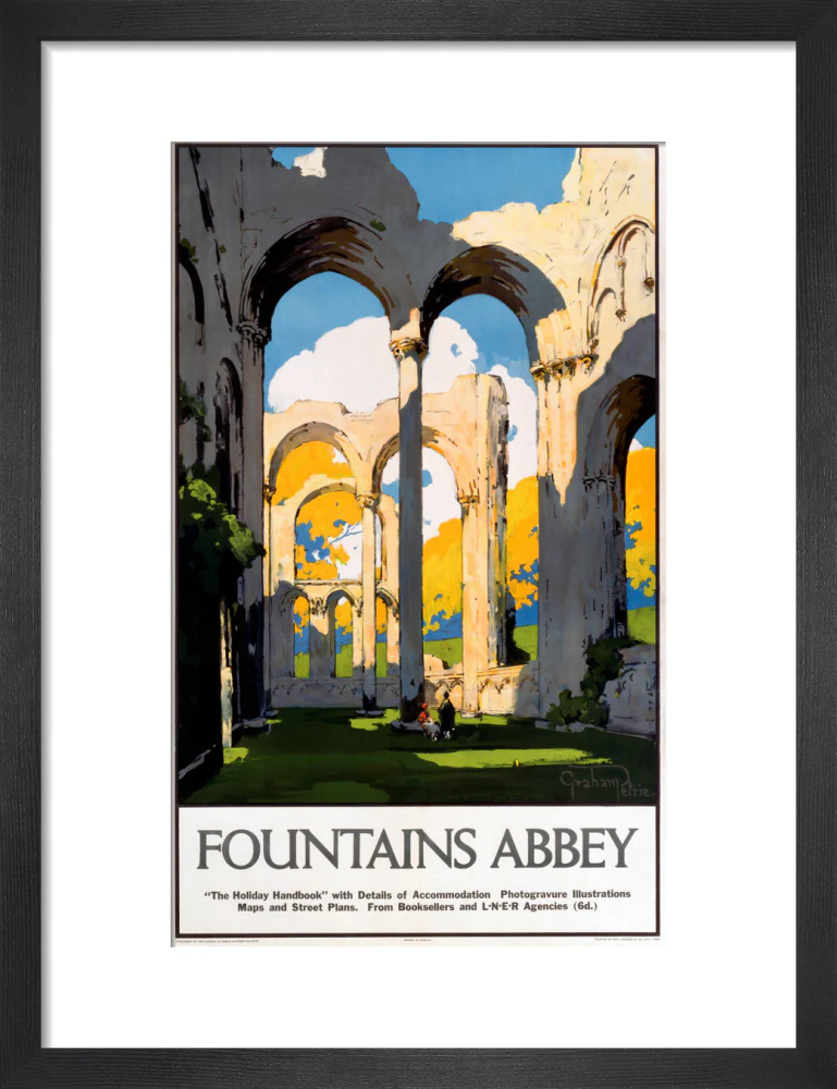 'Fountains Abbey', LNER poster, 1923-1947. - Image 41