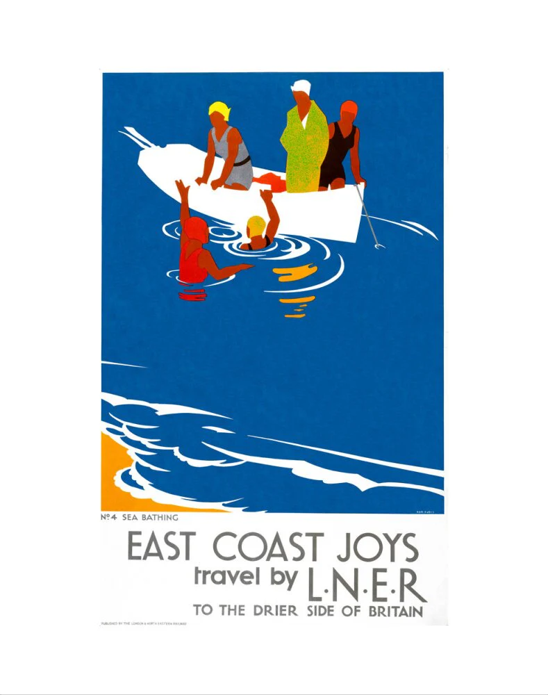 'East Coast Joys - No 4', LNER poster, 1931. - Image 2
