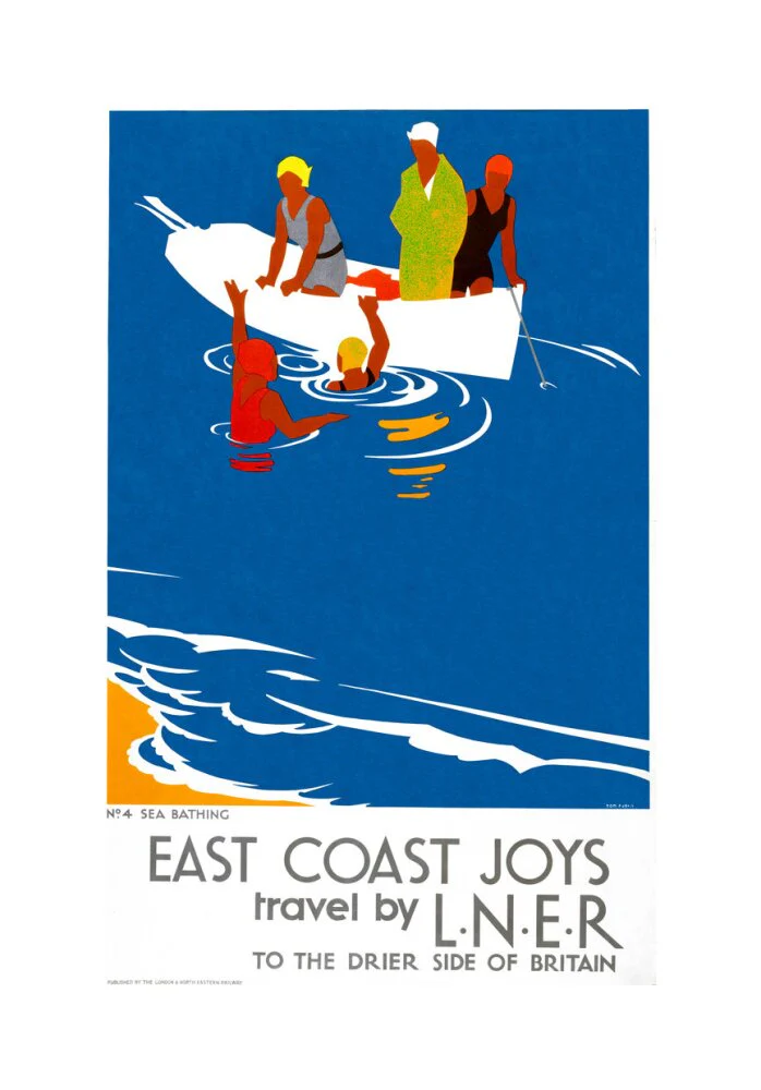 'East Coast Joys - No 4', LNER poster, 1931. - Image 28