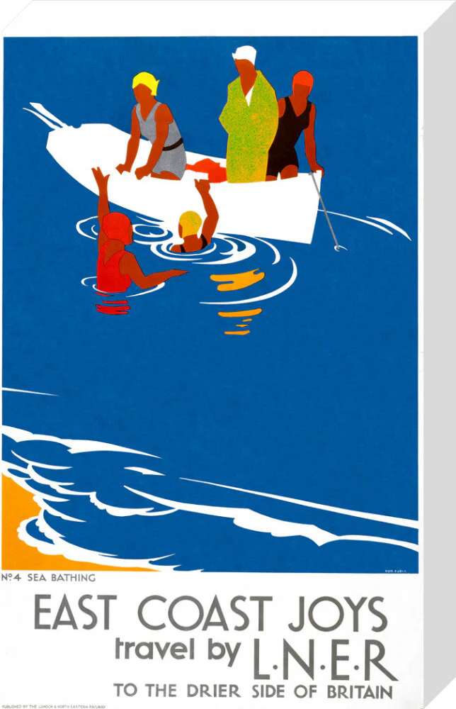 'East Coast Joys - No 4', LNER poster, 1931. - Image 32