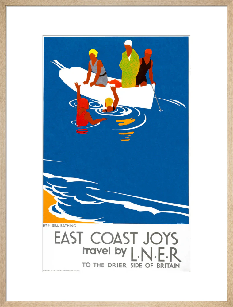 'East Coast Joys - No 4', LNER poster, 1931. - Image 54