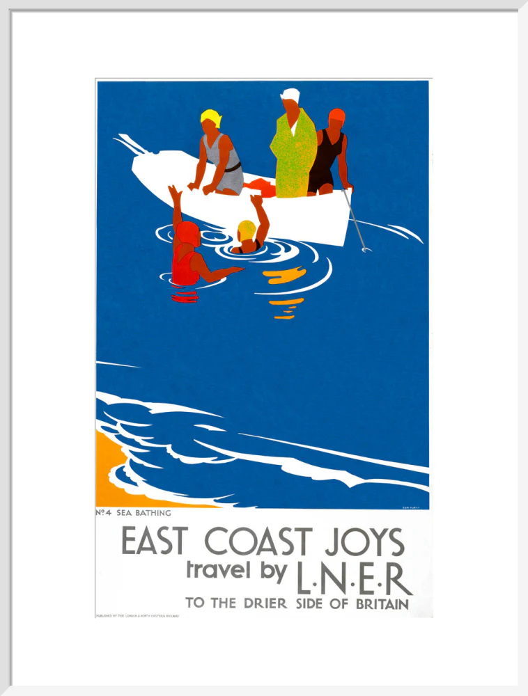 'East Coast Joys - No 4', LNER poster, 1931. - Image 57