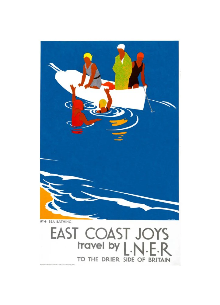 'East Coast Joys - No 4', LNER poster, 1931. - Image 60