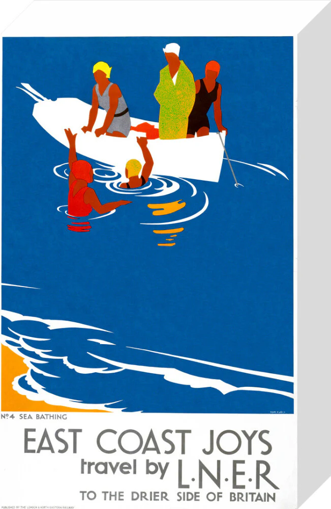 'East Coast Joys - No 4', LNER poster, 1931. - Image 64