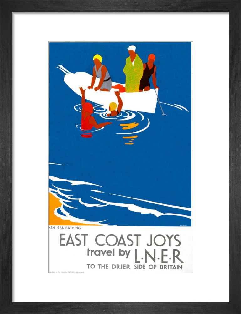 'East Coast Joys - No 4', LNER poster, 1931. - Image 8