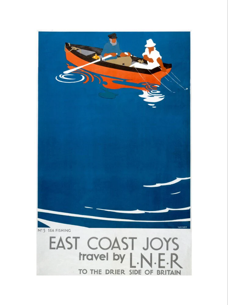 'East Coast Joys - No 5', LNER poster, 1931. - Image 22