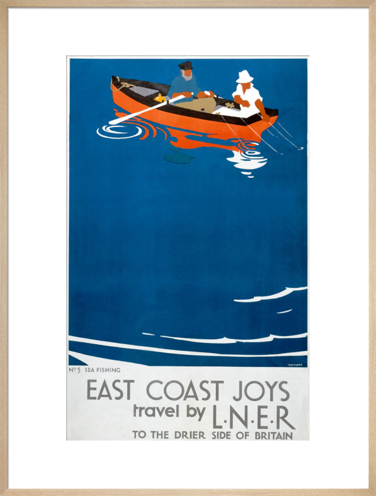 'East Coast Joys - No 5', LNER poster, 1931. - Image 26
