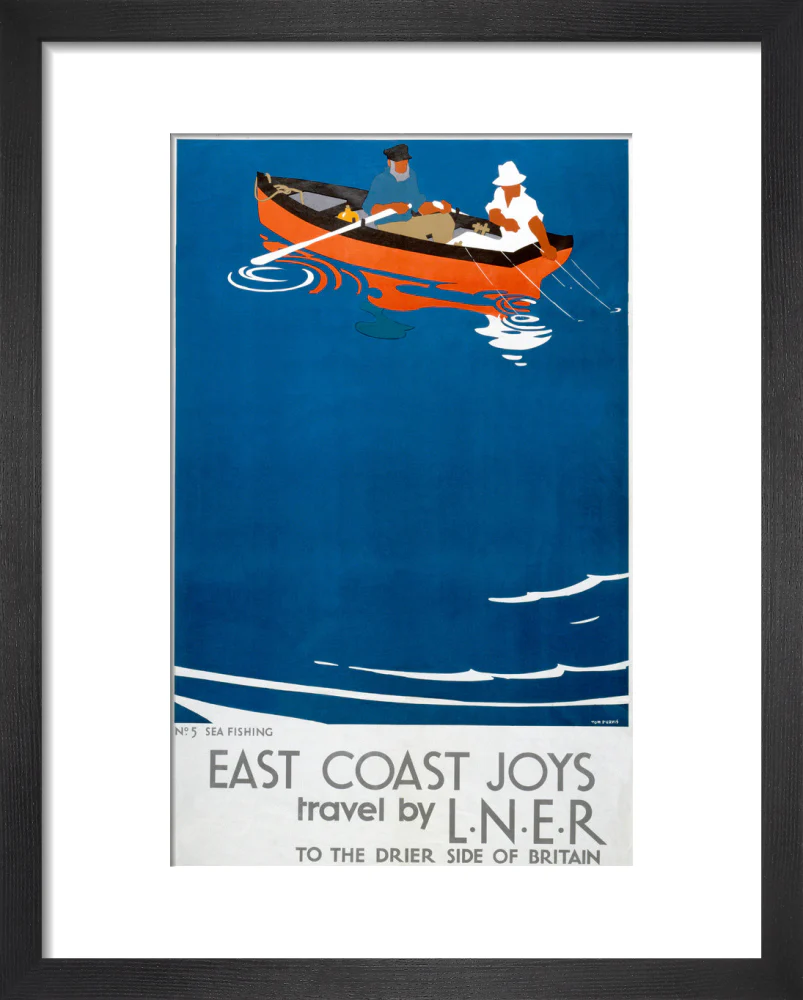 'East Coast Joys - No 5', LNER poster, 1931. - Image 44