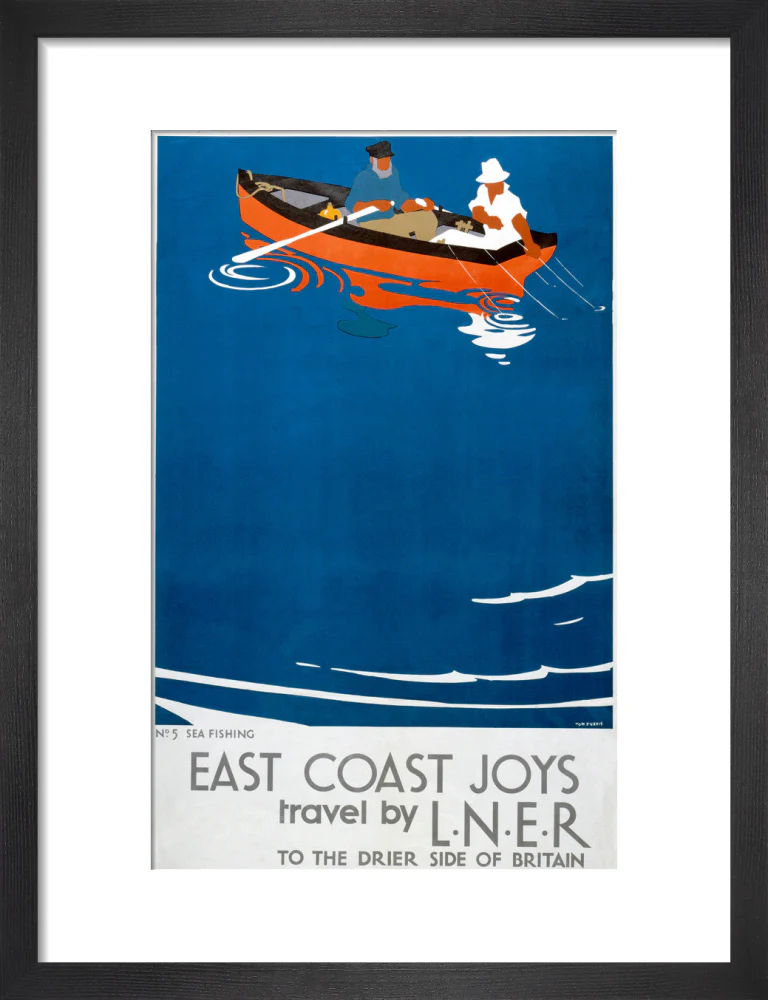 'East Coast Joys - No 5', LNER poster, 1931. - Image 49