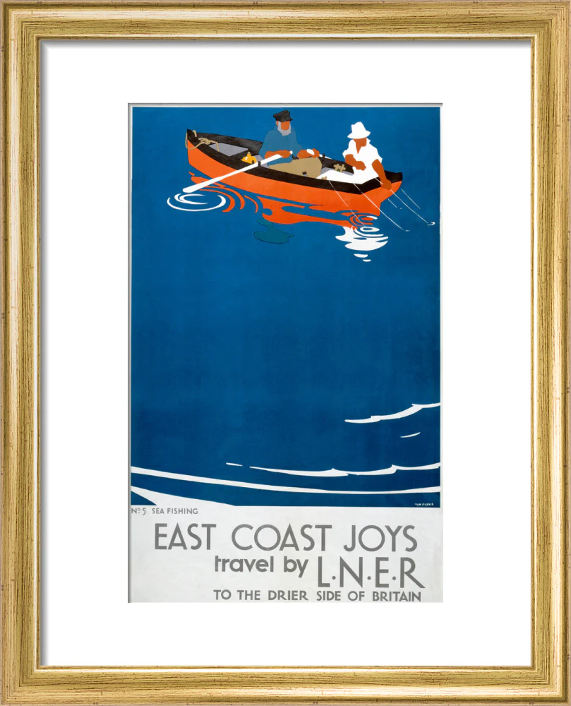 'East Coast Joys - No 5', LNER poster, 1931. - Image 5