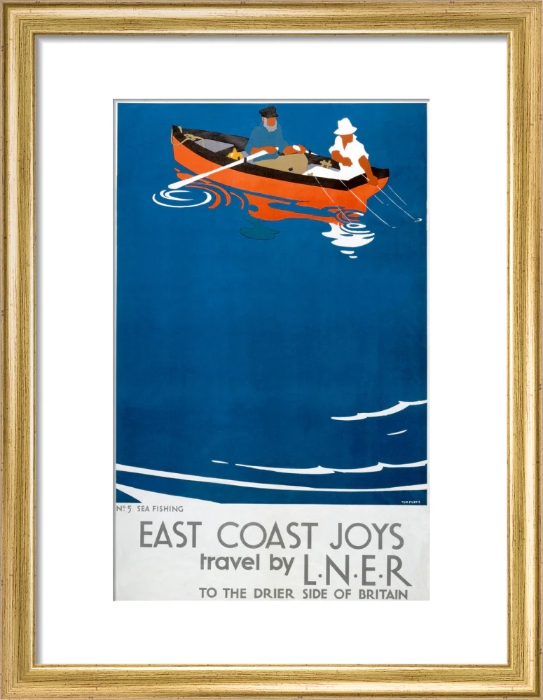 'East Coast Joys - No 5', LNER poster, 1931. - Image 51