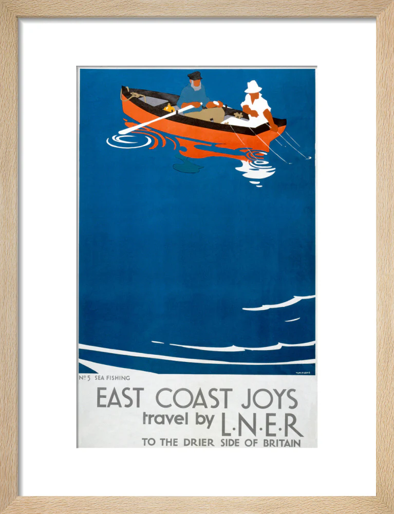 'East Coast Joys - No 5', LNER poster, 1931. - Image 52