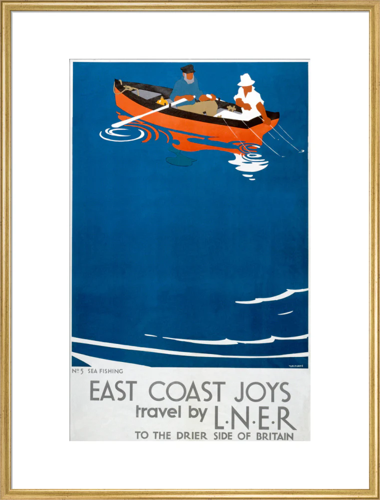 'East Coast Joys - No 5', LNER poster, 1931. - Image 66