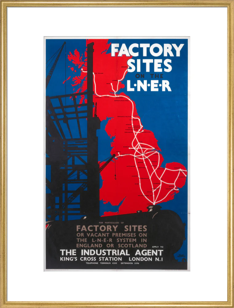 'Factory Sites on the LNER', LNER poster, 1923-1947. - Image 25
